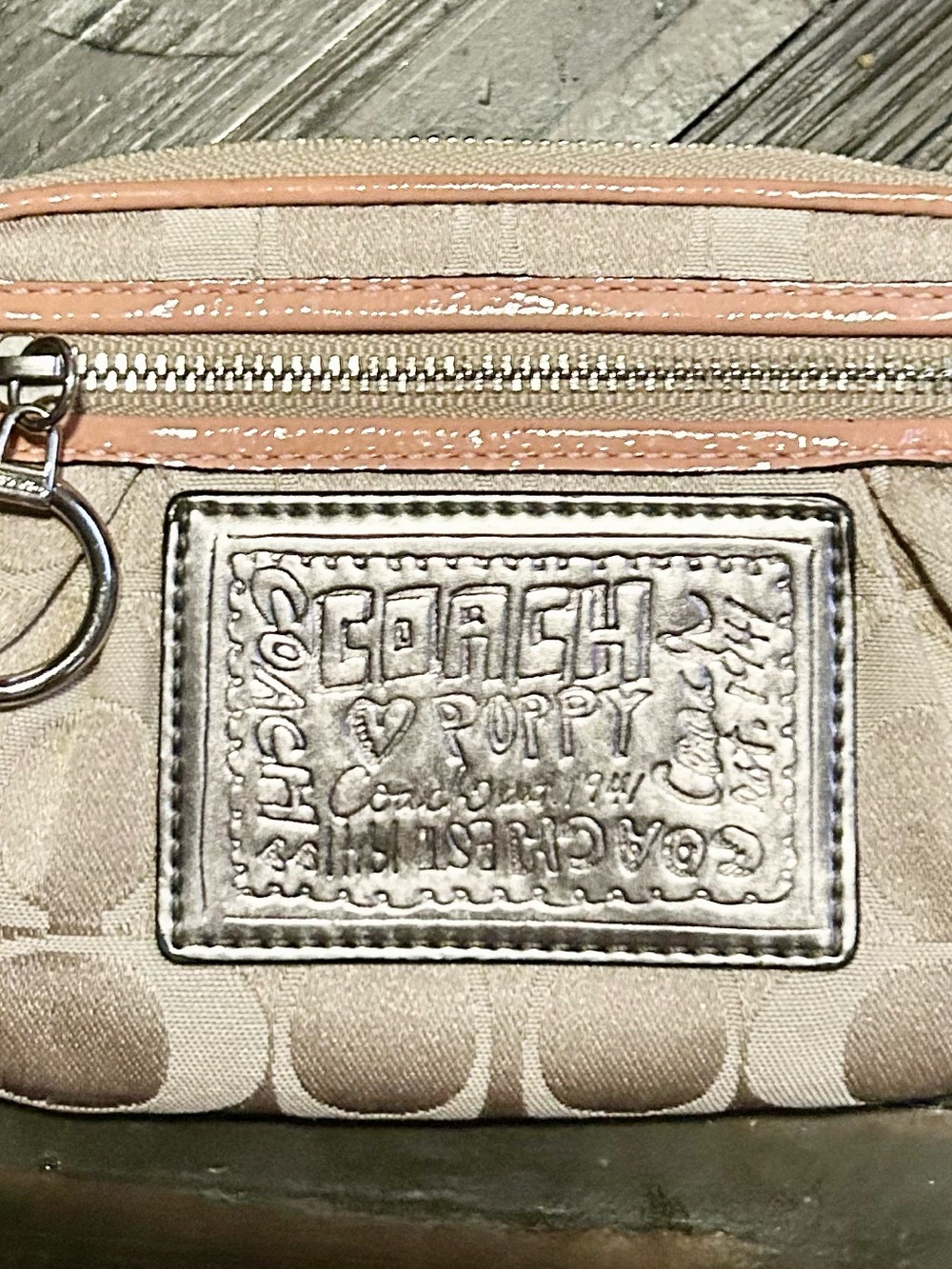 Coach Poppy Wristlet